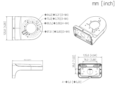 Dahua PFB205W Wandhalterung