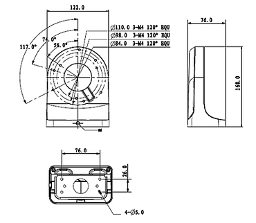 Dahua PFB203W Wandhalterung