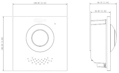 Dahua VTO4202F-P-S2 IP Kamera Modul